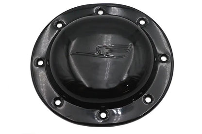 V-Twin Replica Bird Style Derby Cover in Black for Harley Davidson EL and UL Models - Part 14024B by V-Twin