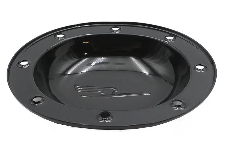 V-Twin Replica Bird Style Derby Cover in Black for Harley Davidson EL and UL Models - Part 14024B by V-Twin