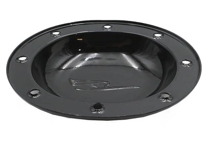 V-Twin Replica Bird Style Derby Cover in Black for Harley Davidson EL and UL Models - Part 14024B by V-Twin