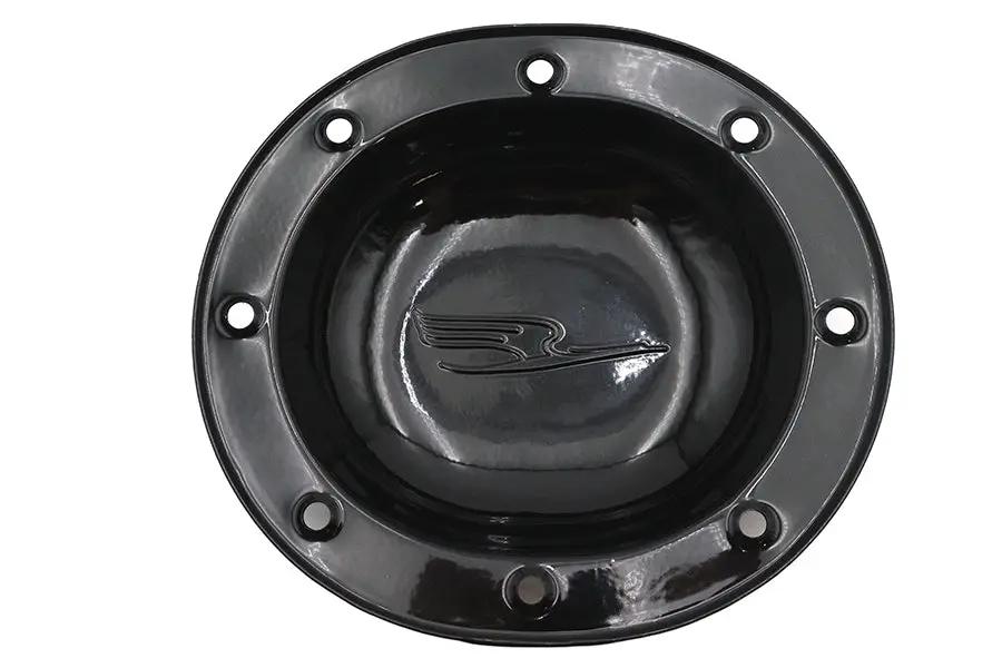 V-Twin Replica Bird Style Derby Cover in Black for Harley Davidson EL and UL Models - Part 14024B by V-Twin