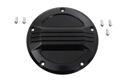 V-Twin Black Air Flow Derby Cover for Harley Davidson FXD Models - Part #77910B by V-Twin