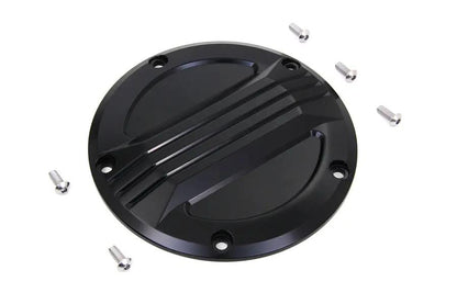 V-Twin Black Air Flow Derby Cover for Harley Davidson FXD Models - Part #77910B by V-Twin