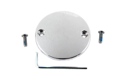 V-Twin M8 Ignition System Cover Smooth Chrome for Harley Davidson FLT and FXST Models by V-Twin