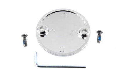V-Twin M8 Ignition System Cover Smooth Chrome for Harley Davidson FLT and FXST Models by V-Twin