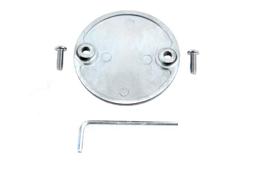 V-Twin M8 Ignition System Cover with Smooth Gloss Black Finish for Harley Davidson FLT and FXST Models by V-Twin