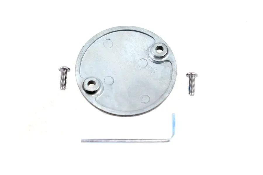 V-Twin M8 Ignition System Cover with Smooth Gloss Black Finish for Harley Davidson FLT and FXST Models by V-Twin