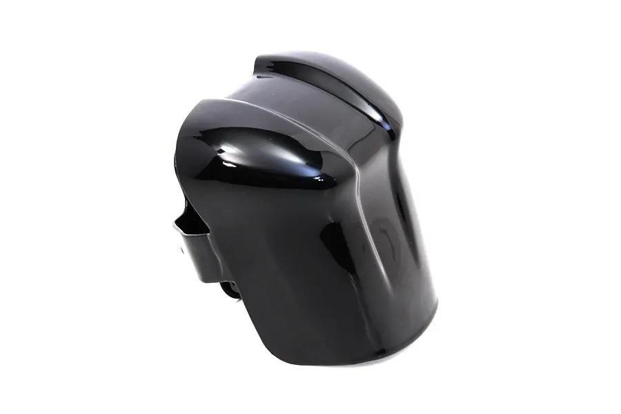V-Twin Gloss Black Hulk Style Horn Cover Part 78072B for Harley Davidson FLST Models by V-Twin
