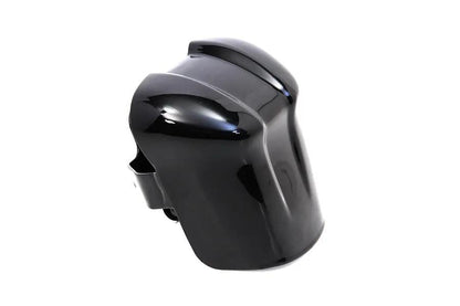 V-Twin Gloss Black Hulk Style Horn Cover Part 78072B for Harley Davidson FLST Models by V-Twin