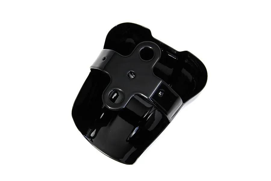 V-Twin Gloss Black Hulk Style Horn Cover Part 78072B for Harley Davidson FLST Models by V-Twin