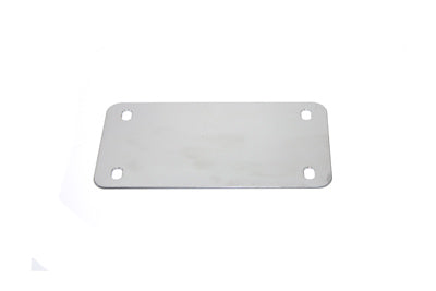 V-Twin 71061P Chrome License Plate Holder for Dresser Lamp Bar