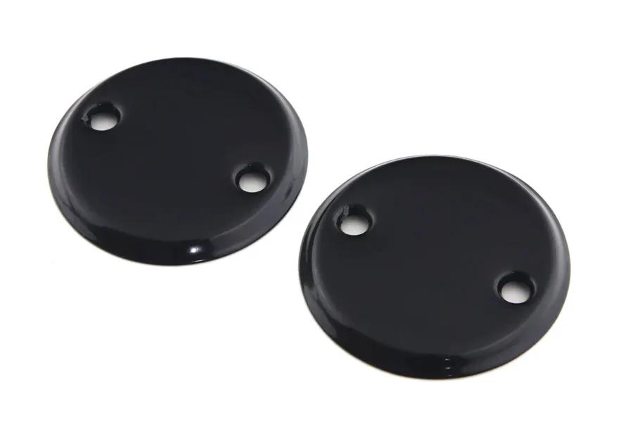 V-Twin 45 Inch Inspection Cover Set in Black for Harley Davidson G Models by V-Twin