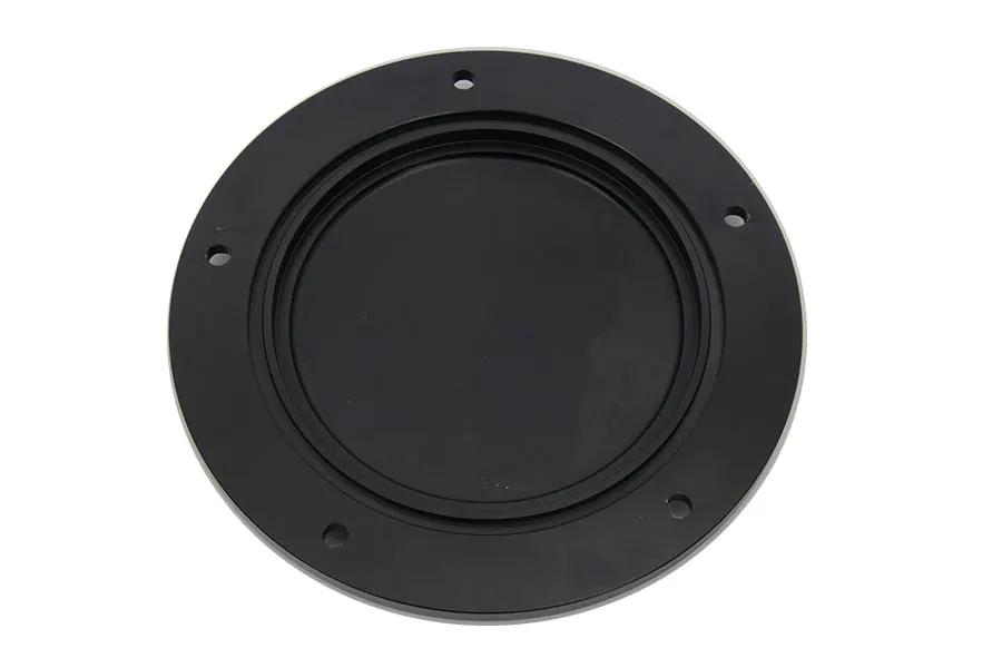 V-Twin Black Contrast Derby Cover for Harley Davidson FLST - Part #78089 by V-Twin