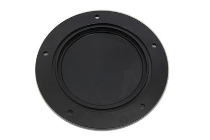 V-Twin Black Contrast Derby Cover for Harley Davidson FLST - Part #78089 by V-Twin