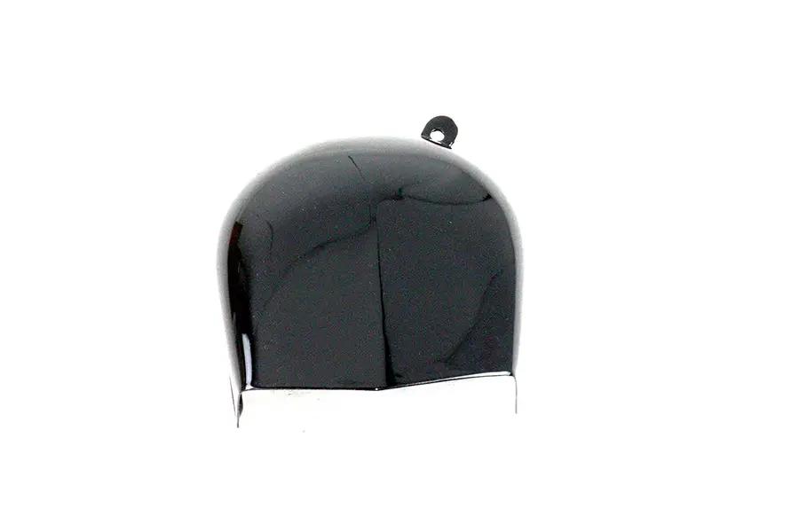 V-Twin High Note Horn Cover in Black for Harley Davidson FXST and FLT Models (Part #13214B) by V-Twin