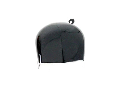 V-Twin High Note Horn Cover in Black for Harley Davidson FXST and FLT Models (Part #13214B) by V-Twin