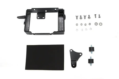 V-Twin Black Battery Carrier Kit for Harley Davidson FLH Models Part #19405B by V-Twin