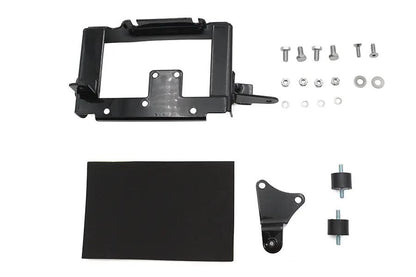 V-Twin Black Battery Carrier Kit for Harley Davidson FLH Models Part #19405B by V-Twin
