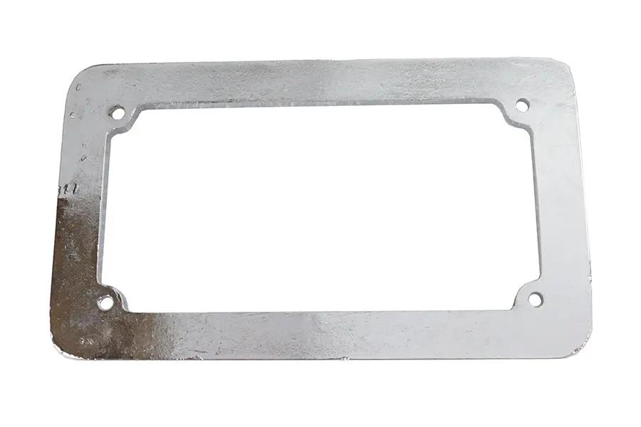 V-Twin Chrome Maltese Cross License Plate Frame - 4 inch x 7.5 inch by V-Twin