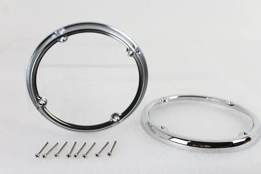 V-Twin Chrome Rear Tour-Pak Speaker Trim Set for Harley Davidson FLHTCU (2014-2023) by V-Twin