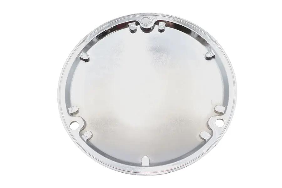 V-Twin Part 71033 Finned Derby Cover Chrome for Harley Davidson Motorcycles by V-Twin