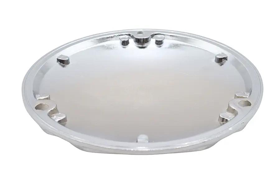 V-Twin Part 71033 Finned Derby Cover Chrome for Harley Davidson Motorcycles by V-Twin