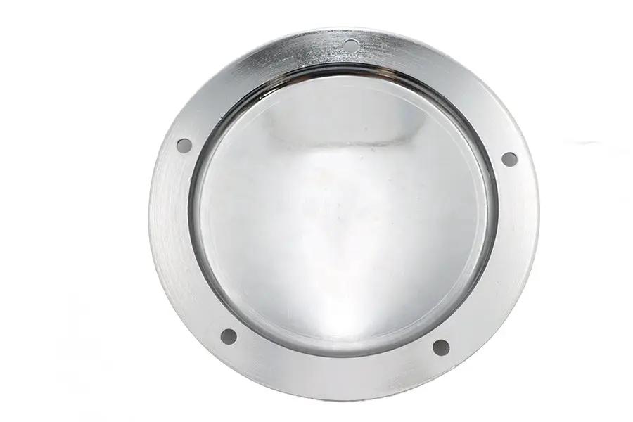 V-Twin Finned Derby Cover Chrome for Harley Davidson – Inner Diameter 7-1/4 Inches by V-Twin