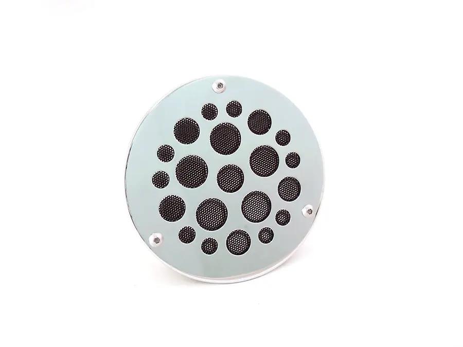 V-Twin 62314 Chrome 3-Hole Derby Cover for Harley Davidson FL Models by V-Twin