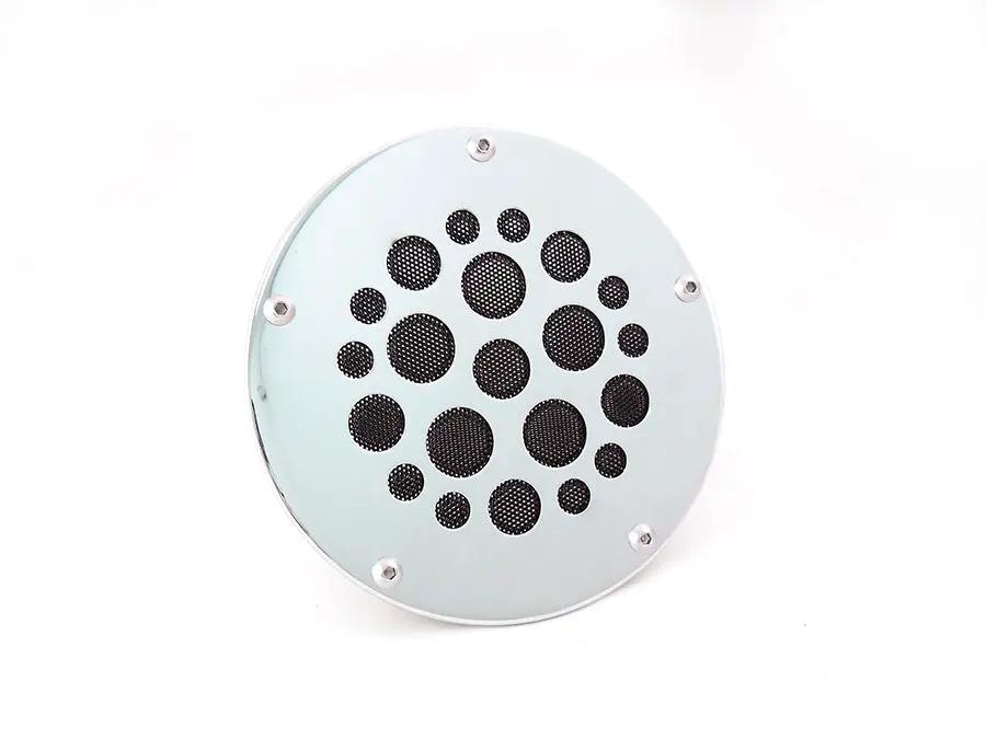 V-Twin 62313 Chrome Steel 5-Hole Derby Cover for Harley Davidson FXST Models by V-Twin