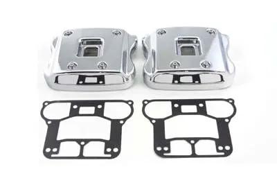 V-Twin Chrome Rocker Box Cover Set Part 63402 for Harley Davidson XL Models by V-Twin