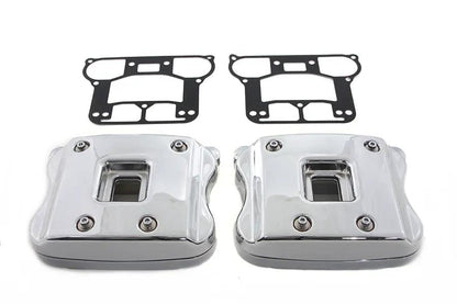 V-Twin Chrome Rocker Box Cover Set for Harley Davidson XLS 2007-2016 by V-Twin