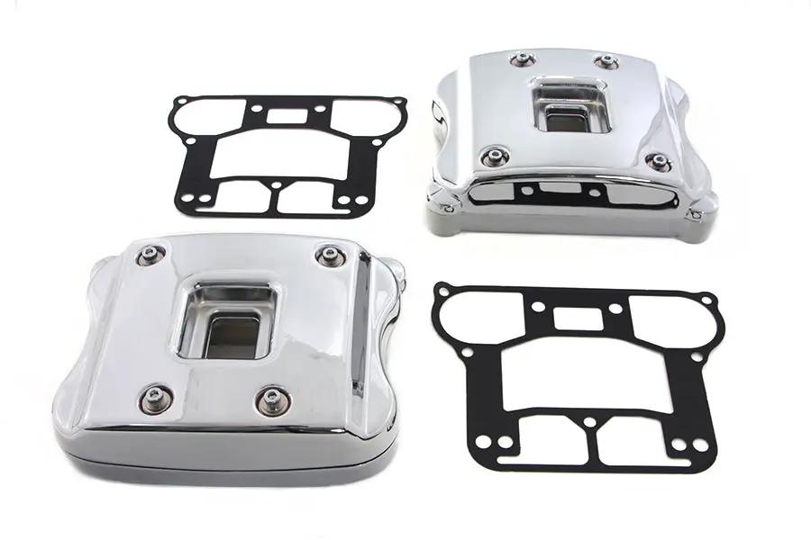 V-Twin Chrome Rocker Box Cover Set for Harley Davidson XLS 2007-2016 by V-Twin