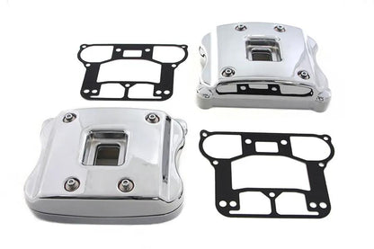 V-Twin Chrome Rocker Box Cover Set for Harley Davidson XLS 2007-2016 by V-Twin