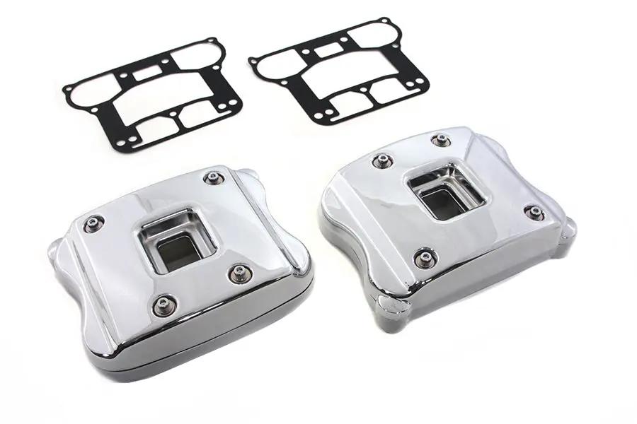 V-Twin Chrome Rocker Box Cover Set for Harley Davidson XLS 2007-2016 by V-Twin