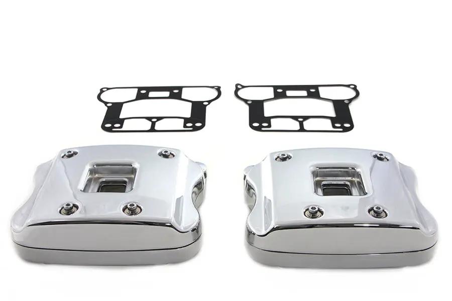V-Twin Chrome Rocker Box Cover Set for Harley Davidson XLS 2007-2016 by V-Twin