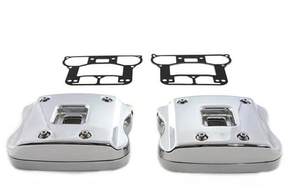 V-Twin Chrome Rocker Box Cover Set for Harley Davidson XLS 2007-2016 by V-Twin