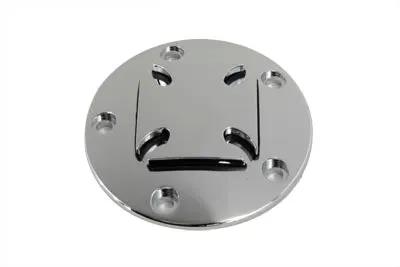 V-Twin Maltese Ignition System Cover 5-Hole Raised Chrome for Harley Davidson FXST by V-Twin