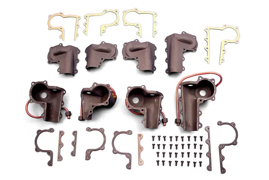 V-Twin Lower Valve Spring Cup Set Parkerized for Harley Davidson Knucklehead 1938-1947 by V-Twin