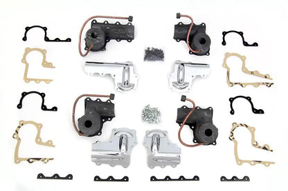 V-Twin Lower Valve Spring Cup Set Parkerized for Harley Davidson Knucklehead Models by V-Twin