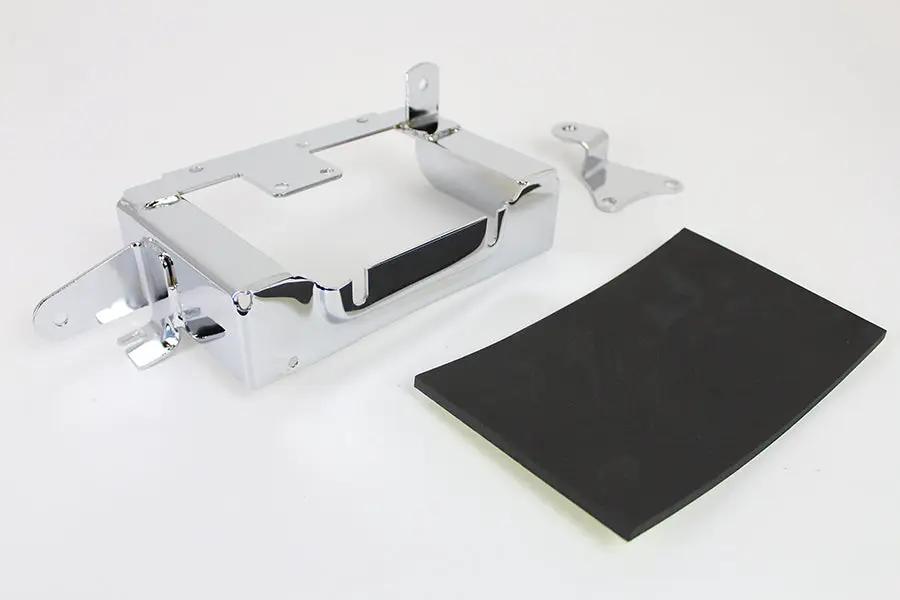 V-Twin Chrome Battery Carrier for Harley Davidson FLH Models (Part #02753) by V-Twin