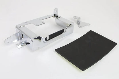V-Twin Chrome Battery Carrier for Harley Davidson FLH Models (Part #02753) by V-Twin