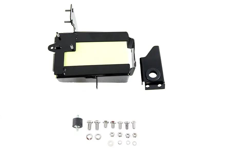 V-Twin Battery Carrier Kit Black for Harley Davidson XLH (1967-1976) by V-Twin