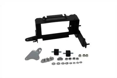 V-Twin Black Battery Carrier Kit for Harley Davidson FLH (Parts #74670B) by V-Twin