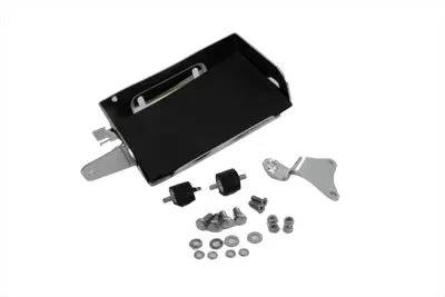 V-Twin Chrome Battery Carrier Kit Part 19405 for Harley Davidson FLH Models by V-Twin