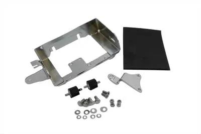V-Twin Chrome Battery Carrier Kit Part 19405 for Harley Davidson FLH Models by V-Twin