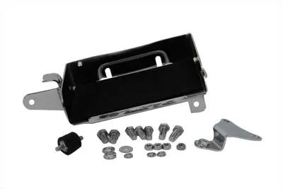 V-Twin Chrome Battery Carrier Kit for Harley Davidson FLH (Part #02754) by V-Twin
