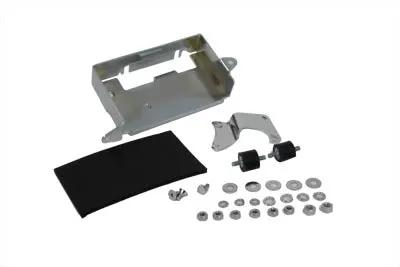V-Twin Chrome Battery Carrier Kit for Harley Davidson FXE and FLHS-80 Models Part #19253 by V-Twin