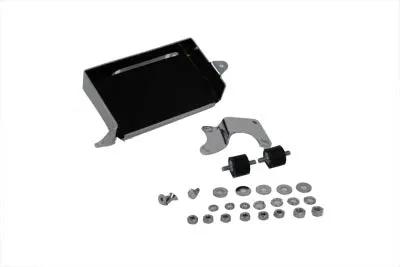 V-Twin Chrome Battery Carrier Kit for Harley Davidson FXE and FLHS-80 Models Part #19253 by V-Twin