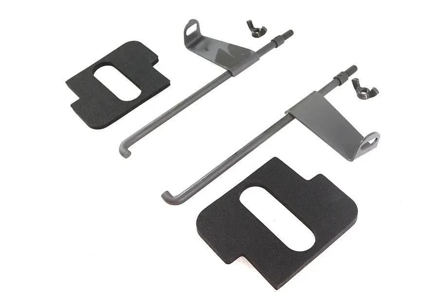 V-Twin Parkerized Battery Rod Set with Flag and Pads for Harley Davidson EL (1936-1945) by V-Twin