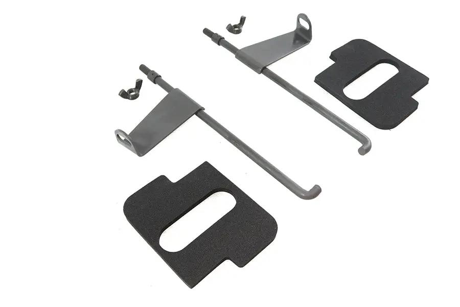 V-Twin Parkerized Battery Rod Set with Flag and Pads for Harley Davidson EL (1936-1945) by V-Twin