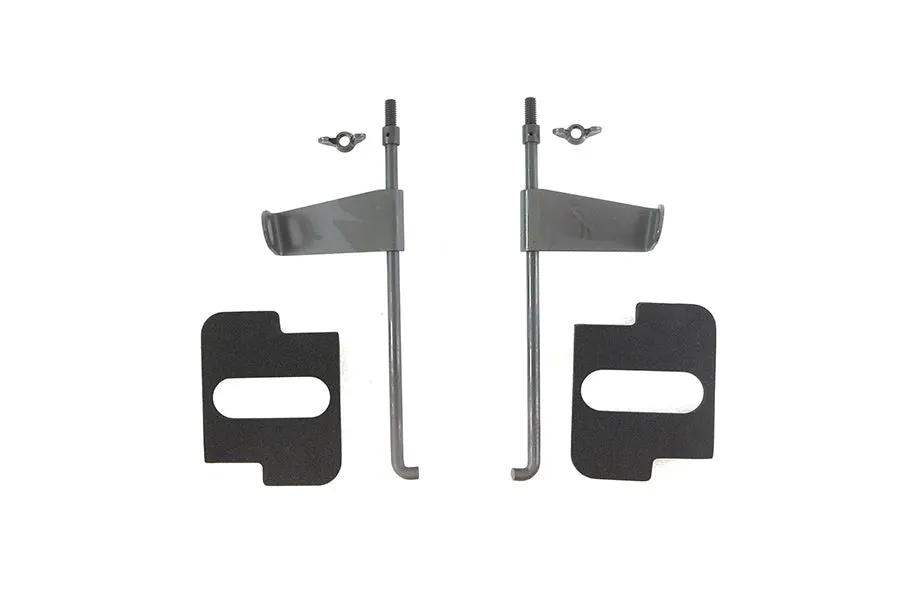 V-Twin Parkerized Battery Rod Set with Flag and Pads for Harley Davidson EL (1936-1945) by V-Twin